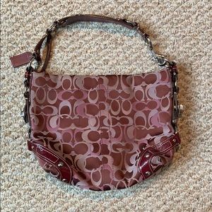 Maroon Coach Purse